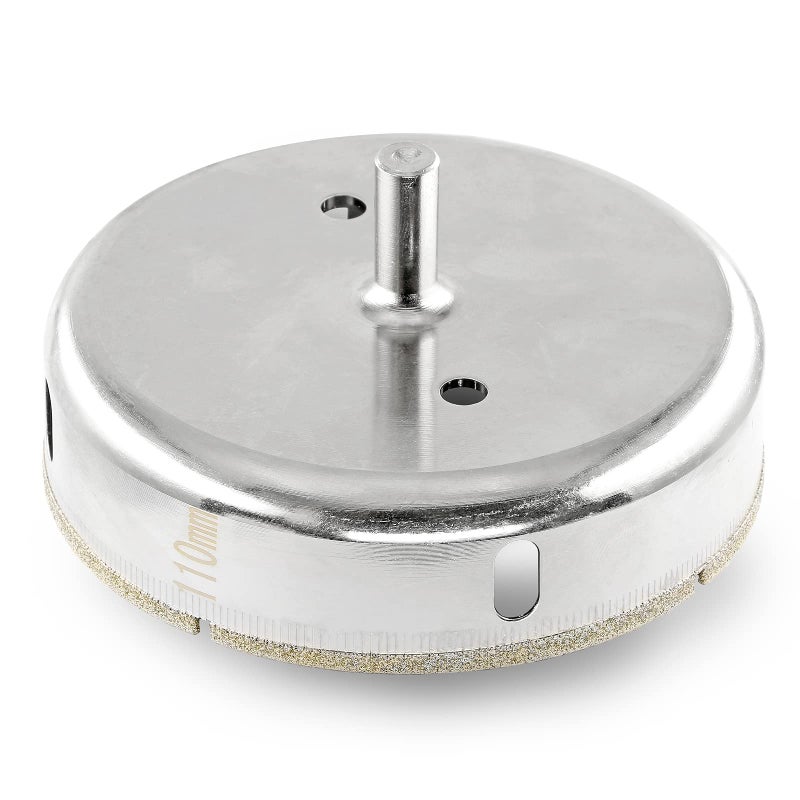 Jamiikury 4-1/4 "" / 110mm الماس هول المنشار لقمة ثقب الزجاج المنشار ثقب البلاط مناسبة للرخام بلاط السيراميك والزجاج والخزف - Image 1